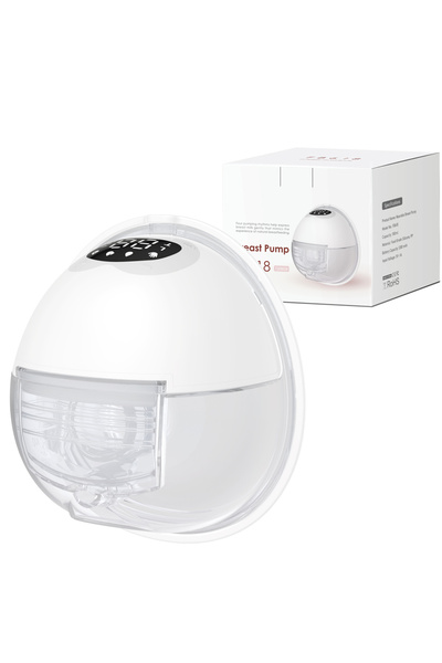 OEMN Electric breast pump, with Massage Function, 4 modes with 12 intensity levels