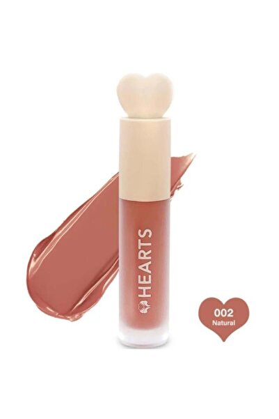 Hearts Natural Matte Liquid Lipstick 002