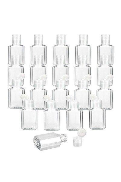 Generic Oasisgalore 30 Pieces 1 oz Plastic Bottles Clear Travel Bottles with Flip Cap Portable Empty Hand S