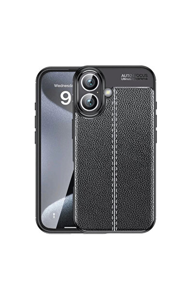 magicool غطاء آيفون 16 بلس مع تركيز تلقائي - أسود