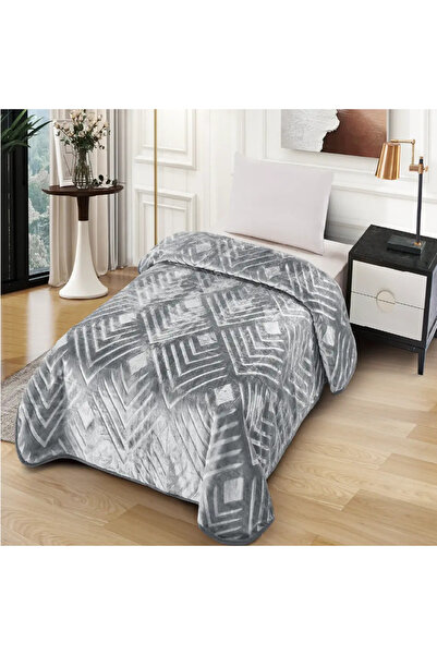 NİCE Light Gray Blanket 5kg Two-Person 200x240 cm