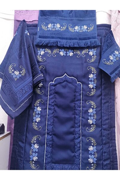 Firdevs moda çeyiz Serra Marka Kanaviçe Seccade Seti