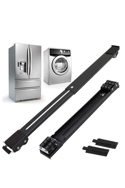 Generic ELTRAZONE Universal Extendable Furniture Appliance Rollers with 24 Rollers & Brakes – Heavy-Duty