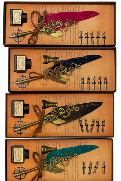 OEM Quill Pen Set – Elegant Gift with Case and Ink Included