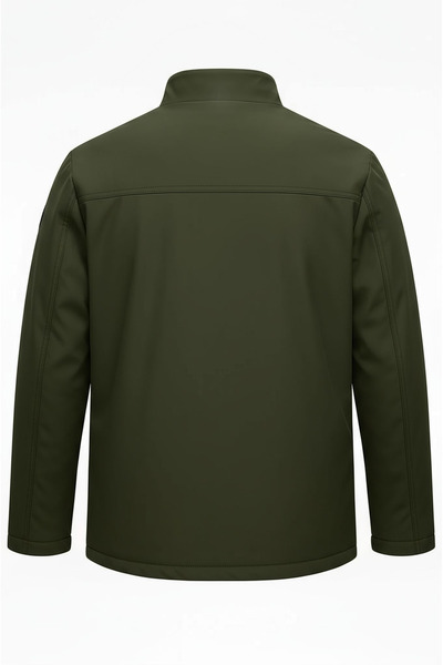 CIVILTIPOLO Men's Regular Fit Inner Pocket Zippered Water Repellent Basic Casual Jacket Style Coat