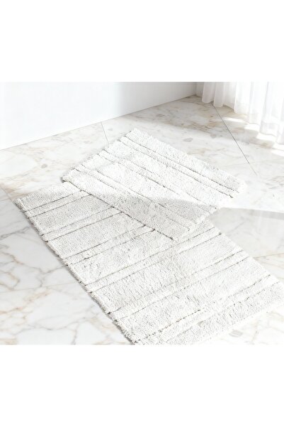 Madame Coco سجادة حمام قطنية من شارد - حجر