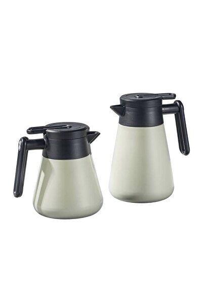 KROSS Stainless Thermos Set Dark Gray 700ml + 500ml