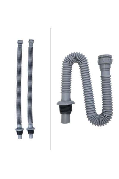 Generic RACO Flexible Waste Pipe for Sink/Basin – Universal Fit, Extendable & Corrugated Drain Hose with