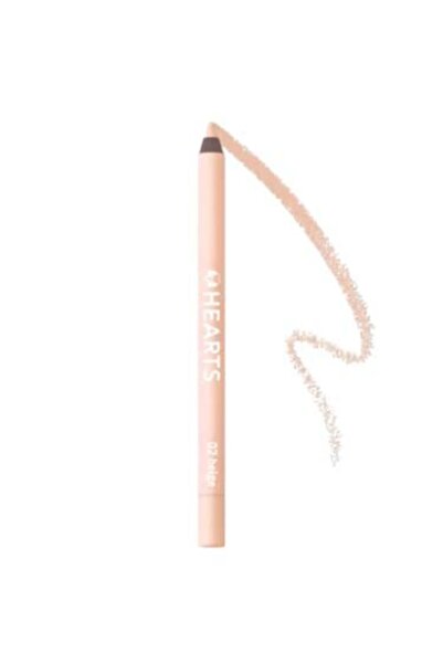 Harts Hearts Waterproof and Sweatproof Eyeliner Pencil - 02 Beige