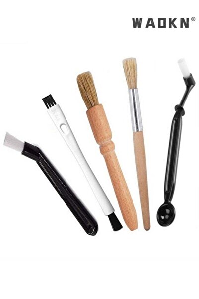 Generic WAOKN Coffee Machine Cleaning Brush Grinder Wooden Cleaning Brush Kit Include Coffee Unit Head Brus