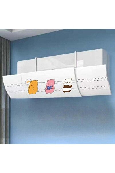 Generic Air Conditioner Deflector, 52-98 cm PVC Air Flow Deflector with 180Â° Adjustable AC Air Deflector f