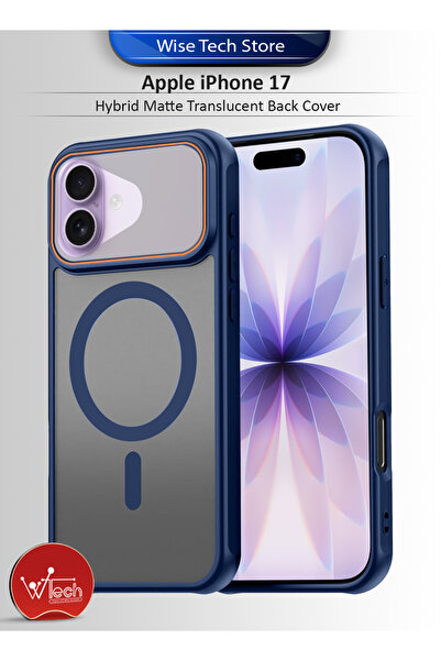 Wtech Apple iPhone 17 5G 2025 Hybrid Matte Translucent Hard PC Strong Magnetic Adsorption Case Cover