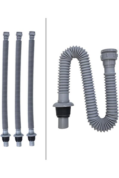 Generic RACO Flexible Waste Pipe for Sink/Basin – Universal Fit, Extendable & Corrugated Drain Hose with