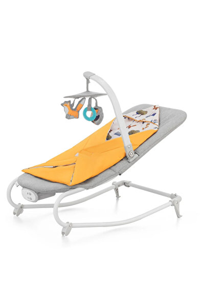 Kinderkraft Παιδικό κάθισμα Felio 2 2 σε 1 με παιχνίδια, κίτρινο
