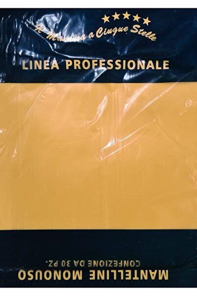 ROİAL Set pelerine de unică folosință - Galbene 85x108 cm (30 buc)