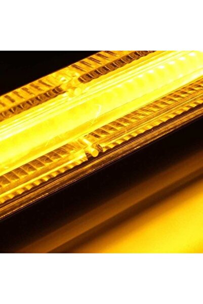 OEM Set of 2 yellow COB strobe warning lights 12/24 V 36 W 160 cm