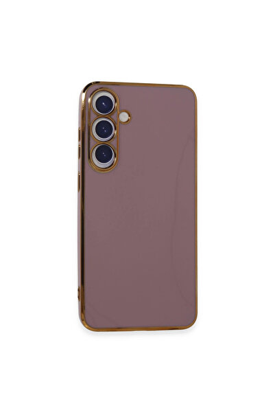 Twin Store غطاء سيليكون لفليت لهاتف Galaxy S24 - باللون الأرجواني