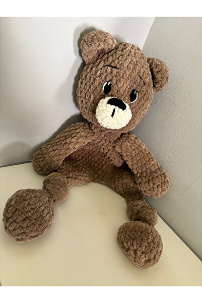 lionworkshopp Yenidogan organik ayı uyku ve oyun arkadaşı amigurumi