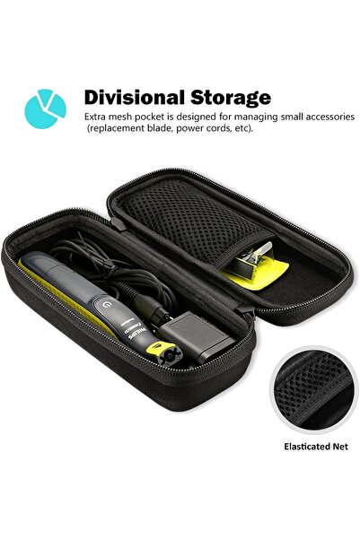 PROCASE Hard Case for Philips Norelco OneBlade QP2520/QP2530/QP2620/QP2630 Travel Carrying Bag