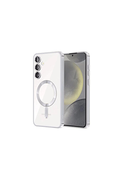 Twin Store غطاء كروس مغناطيسي آمن لهاتف جالاكسي S24 - رمادي تيتان