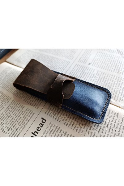 Mahfuz حافظة أقلام من الجلد الطبيعي المجنون لأقلامك الخاصة (لأقلامين) 27 سم \...