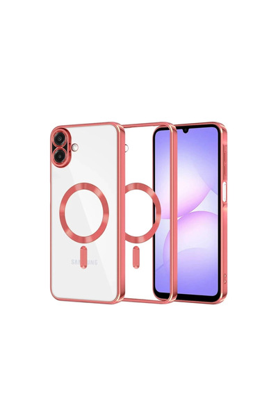 Twin Store غطاء كروس مغناطيسي لهاتف جالاكسي A07 4G - أحمر