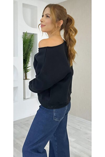 Noa Noa 3 Thread Kayak Neck Sweatshirt