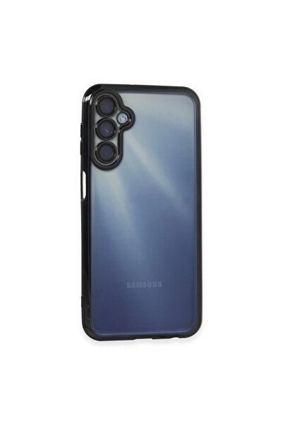 Twin Store حافظة جالاكسي A55 5G من السيليكون مع عدسة - أسود