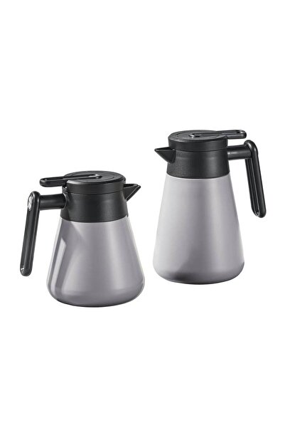KROSS Stainless Thermos Set Dark Gray 700ml + 500ml