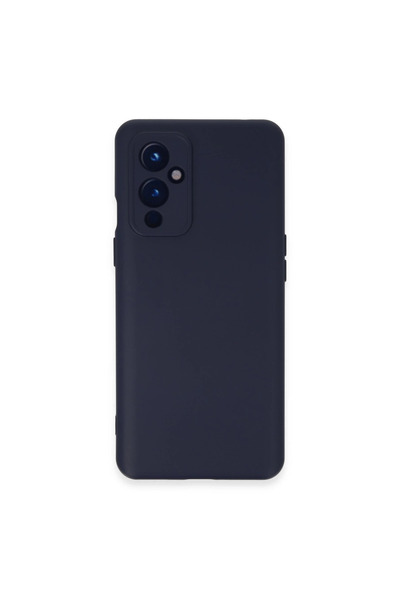 Twin Store حافظة ون 9 نانو من السيليكون المخملي - أزرق داكن