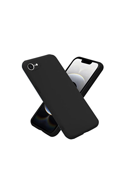 Twin Store iPhone 16E Case First Silicone - Black