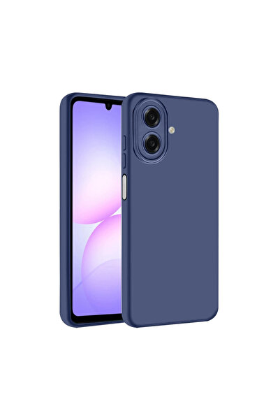 eco port سامسونج جالاكسي A07 4G - غطاء سيليكون أول - أزرق داكن