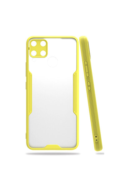 Twin Store حافظة C15 من السيليكون البلاتيني - أصفر