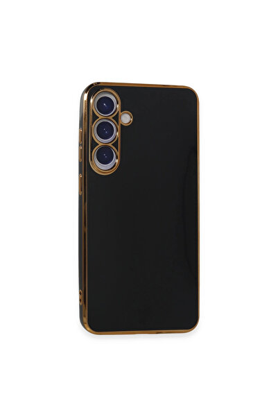 Najmaddin حافظة سامسونج جالاكسي S24 بلس من السيليكون - أسود