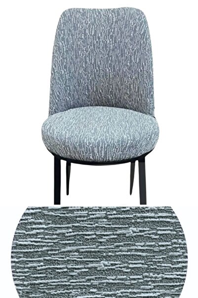 ARİFE HOME jakarlı oval sandalye kılıfı