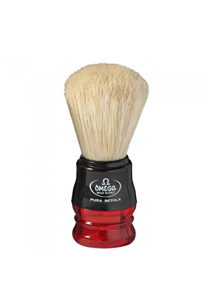Omega Pure Bristle 10077 shaving brush (red)