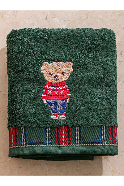 LC Waikiki Stylish Choices from Esvab Clothing |   Bear Teddy Embroidered Cotton Face Towel 50X80 cm