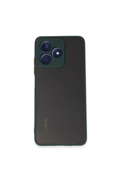 Najmaddin جراب Realme C53 غطاء سيليكون مونتريال - أخضر