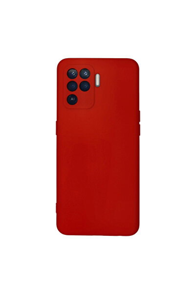 Twin Store حافظة رينو 5 لايت من السيليكون المخملي الداخلي - أحمر