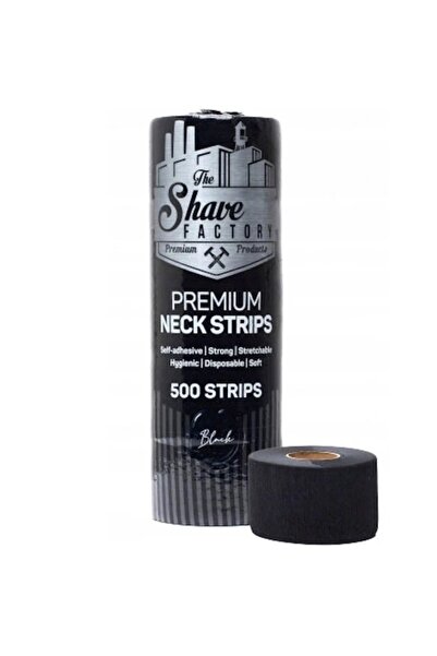 the shave factory Set gulere de frizerie 5 role x100 buc Negre