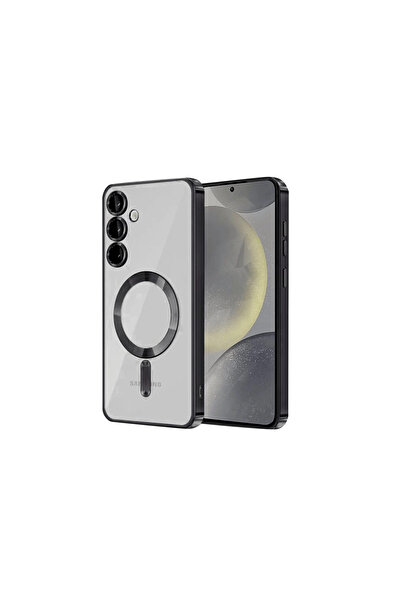 Twin Store غطاء حماية مغناطيسي لهاتف جالاكسي إس 24 - أسود