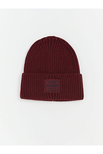 LC Waikiki Esvab • Modern & Distinctive Label Embroidered Men's Knitwear Beanie