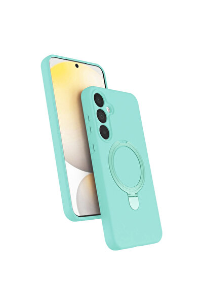 Twin Store غطاء حماية ماج سيف لهاتف جالاكسي A15 4G - أخضر مائي