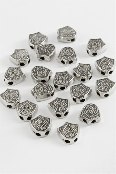 LTG Nova Plastic Oval Prayer Beads Tassel Spacer 50 Grams