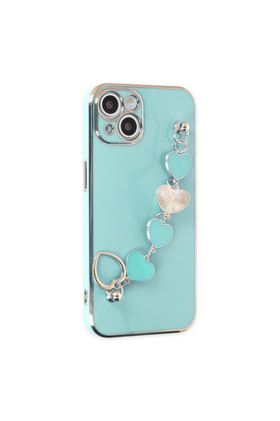Twin Store Iphone 14 case esila silicone - water green