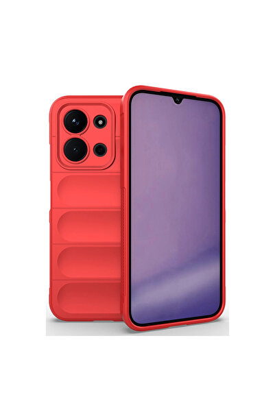 Twin Store ريدمي 15C 4G أوبتيموم سيليكون - أحمر