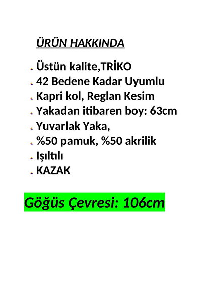 anne moda ankara Ανώτερης ποιότητας, Στάνταρ μέγεθος, Μανίκια Κάπρι, Μείγμα βαμβακιού-ακρυλικού, Κομψό, Πλεκτό πουλόβερ/μπλούζα