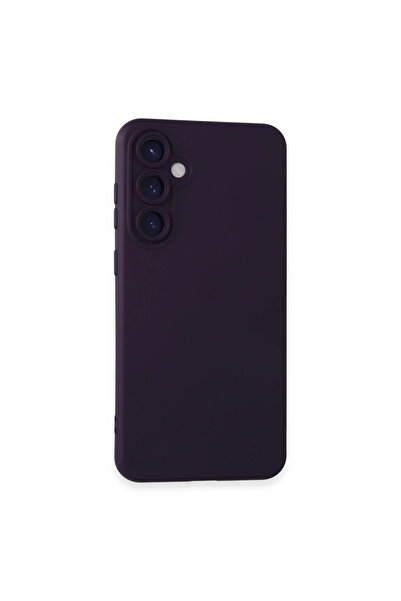 Najmaddin حافظة سامسونج جالاكسي S23 Fe من السيليكون المخملي الداخلي - أرجواني