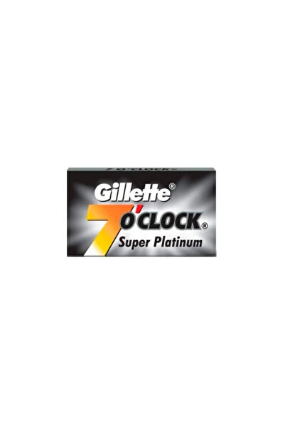 Gillette Rezerve de lame de ras 7 o'clock Super Platinum - Set de 5