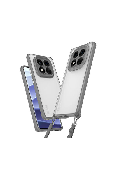 Twin Store حافظة ريدمي نوت 14 من السيليكون - رمادي تيتانيوم